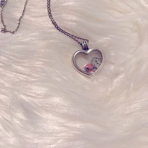 Pandora Floating Heart Locket Necklace